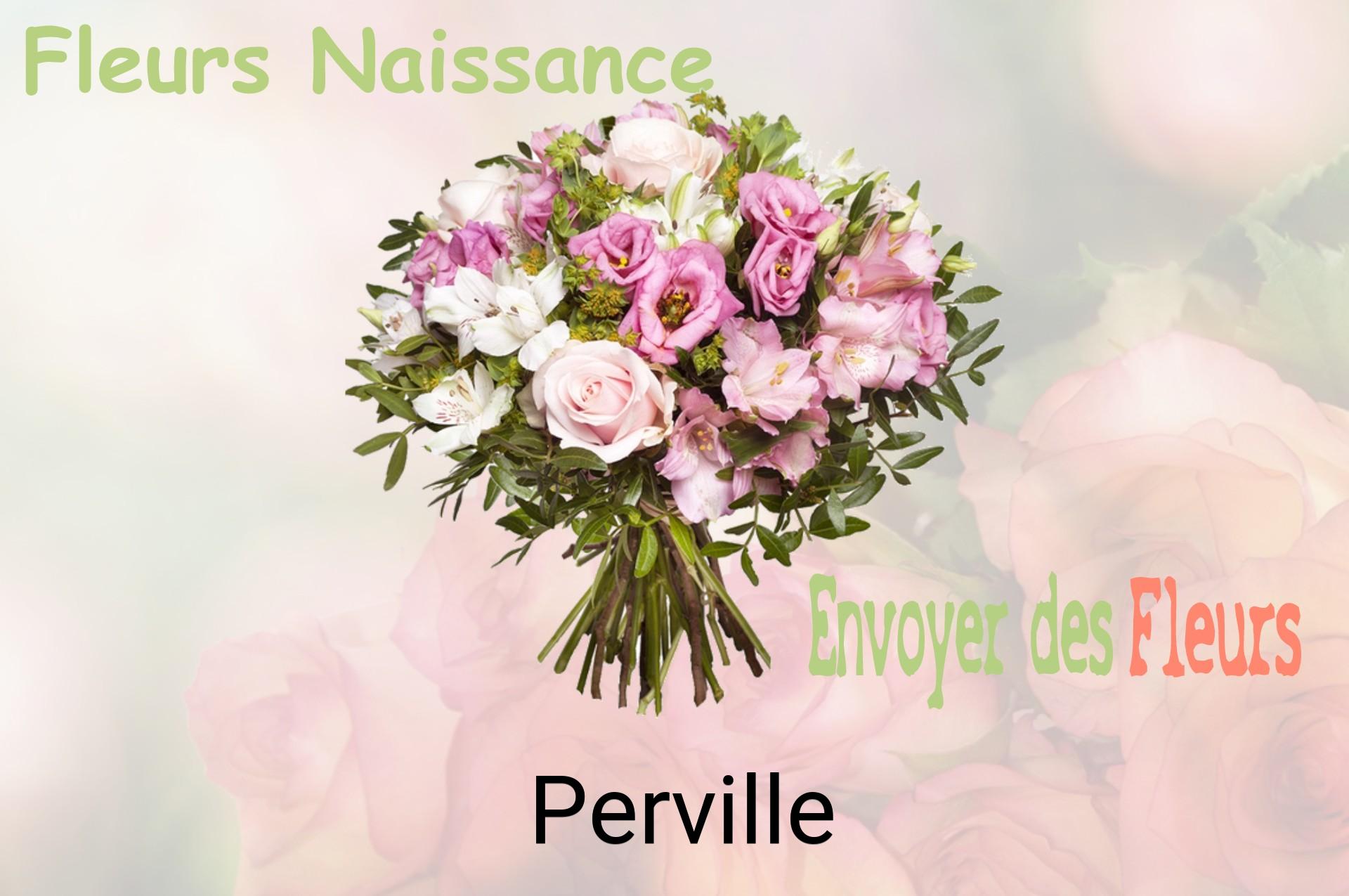 Bouquet de fleurs de naissance livré à Perville